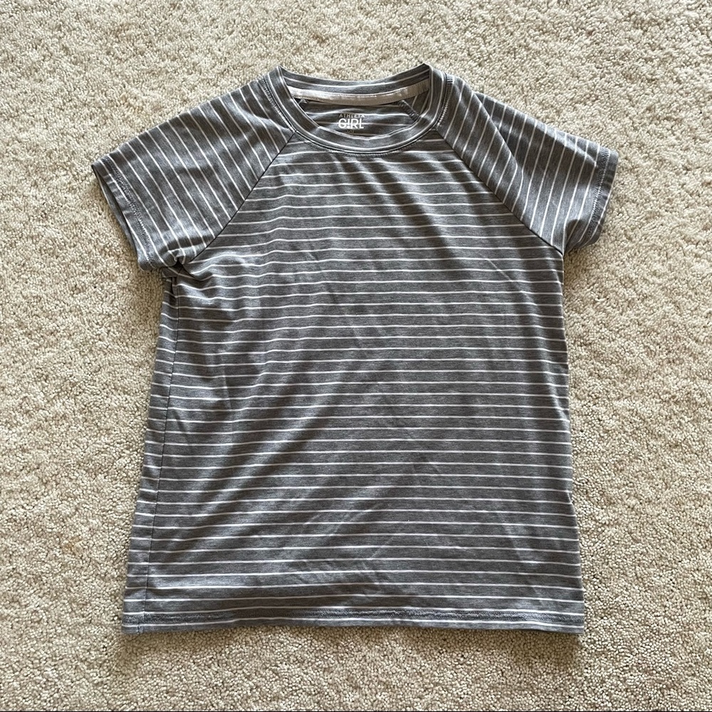 striped short sleeve